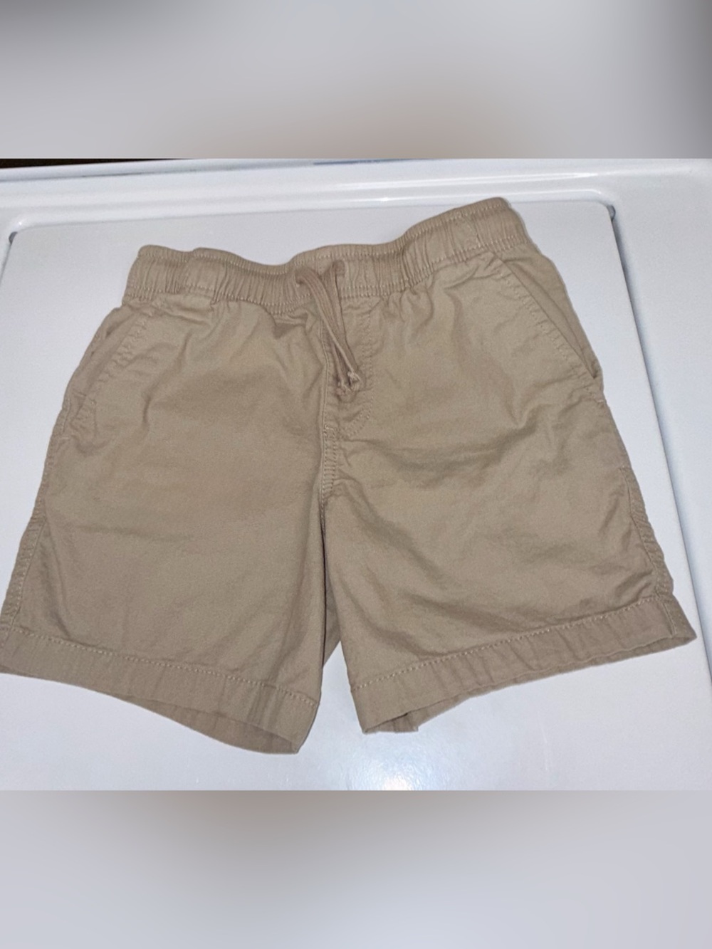 Wonder Nation Boys Khaki Stretch Pull-On Shorts | Size M (8)
